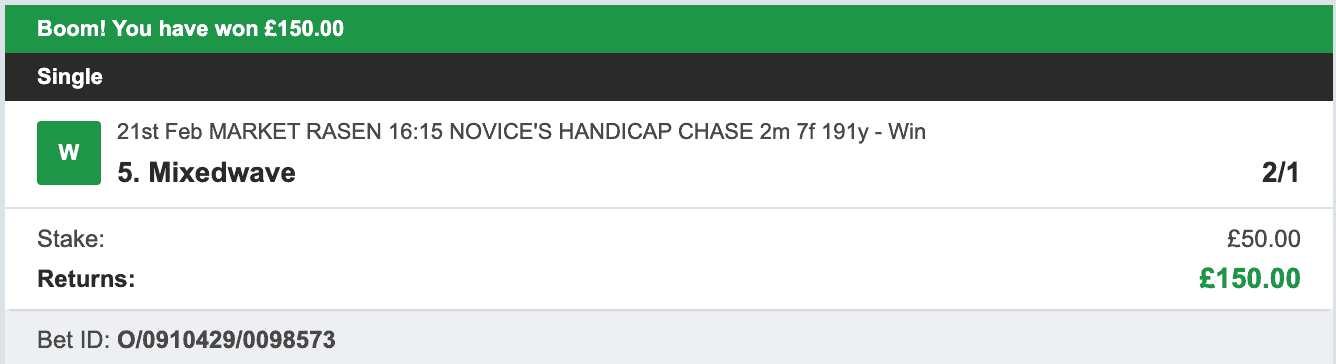 Daytime Profits - Winner 2 - 2023-02-21